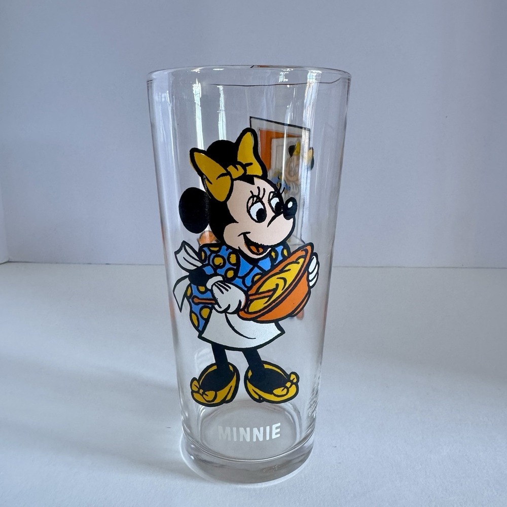 Vintage 1978 Minnie Mouse Walt Disney Pepsi Collector Series Glass Cup